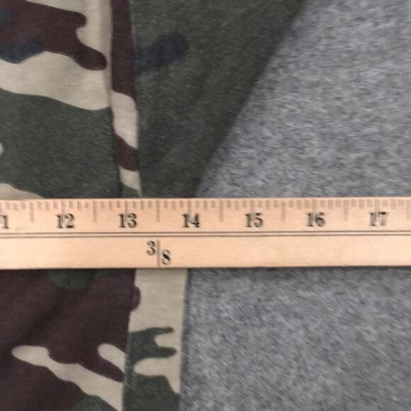 Simply‎ Basic Sz 4/5 Shirt Green Camo Long Sleeve Jersey Tee 100% Cotton - Picture 7 of 9